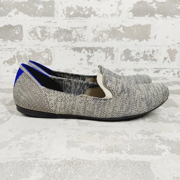 NEW Rothy's The Loafer Gray Round Toe Slip On Flat Loafers C531